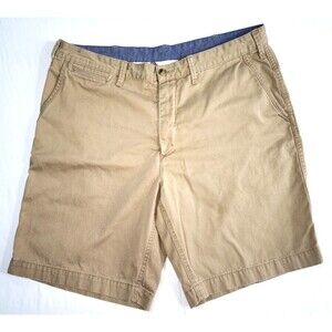Polo Ralph Lauren 10-Inch Relaxed Fit Chino Shorts Sz 38 Café Tan Preppy Casual